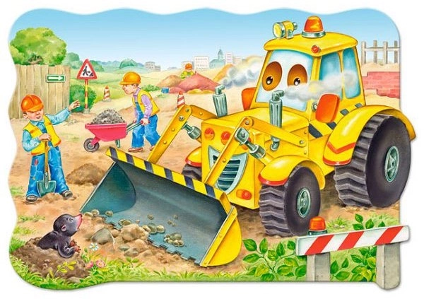 Castorland puzzle construction truck action maxi