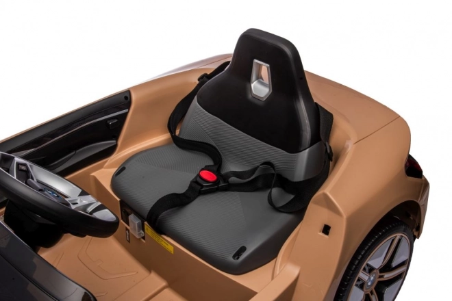 Battery-Powered Ride-On BMW i4 Gold 4x4