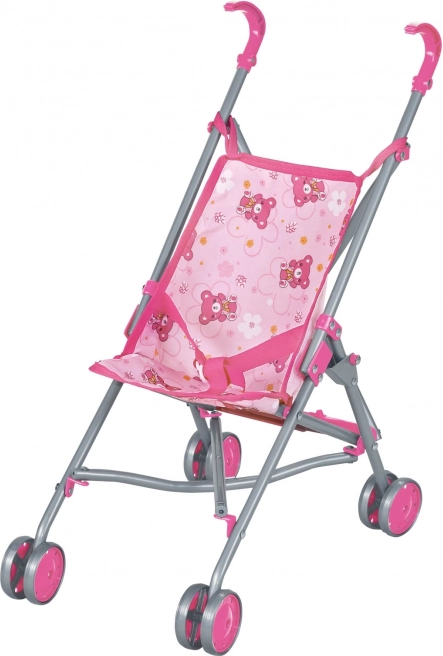 Passeggino pieghevole per bambole – rosa