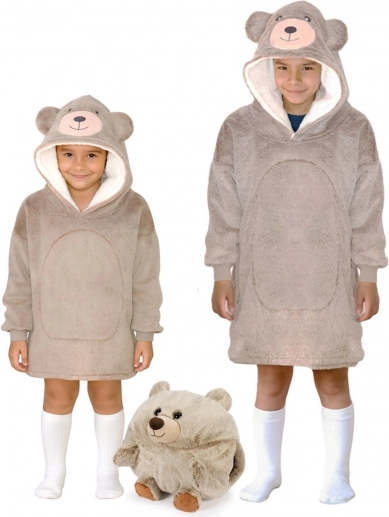 Cute bear design with hood