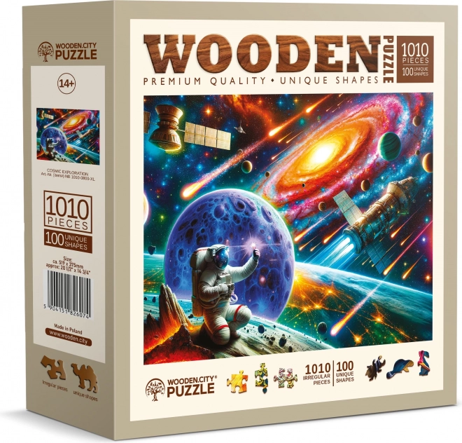 Wooden Space Exploration Puzzle
