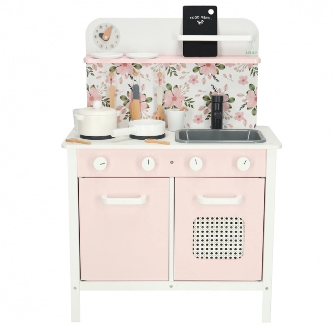 Wooden Play Kitchen Set by Lulilo