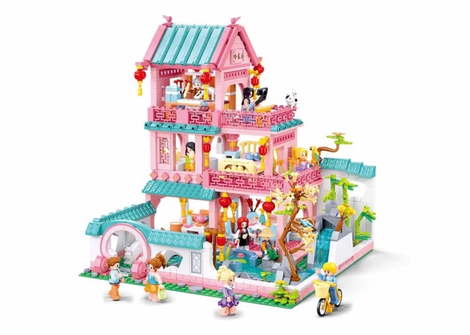 Sluban girl's dream Chinese villa playset