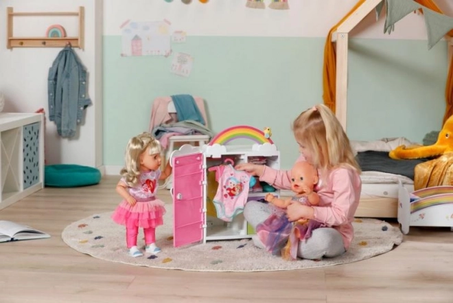 Szivárványos szekrény BABY born babáknak