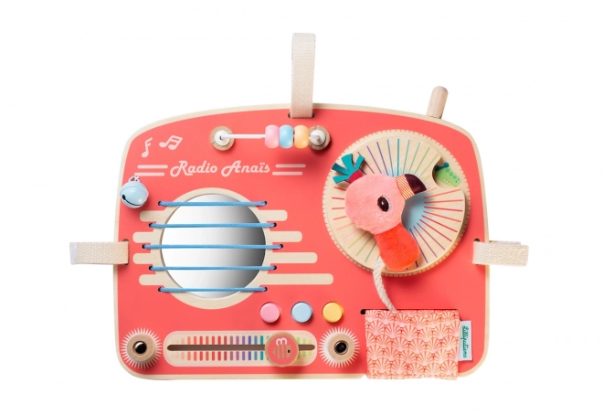 Wooden Activity Panel - Radio