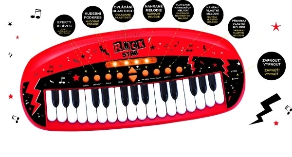 Kids Rock Star Piano with 31 Keys