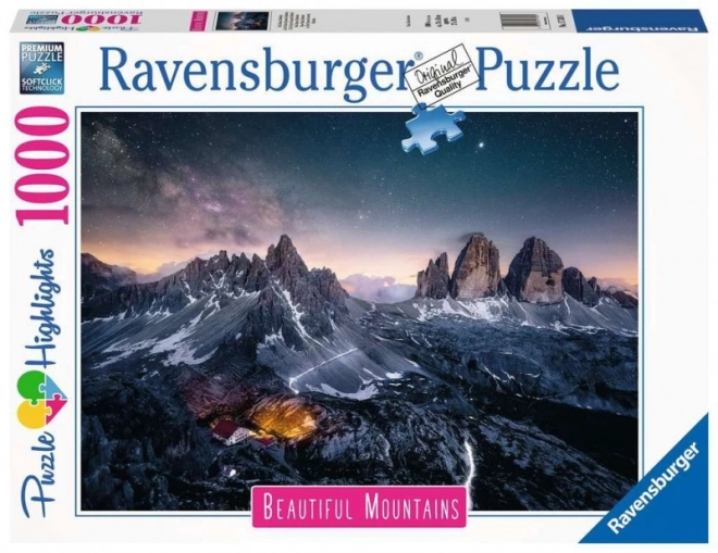 Ravensburger breathtaking mountains puzzle: Tre Cime, Dolomites, Italy 1000 pieces