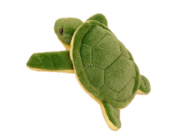 Green Turtle Plush Keychain with Squeaker