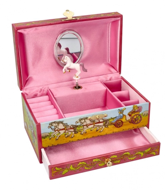 Goki Musical Jewelry Box Fairy Tale Swan Lake Melody