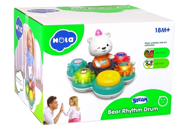 Interactive Educational Baby Toy Musical Bear Gears