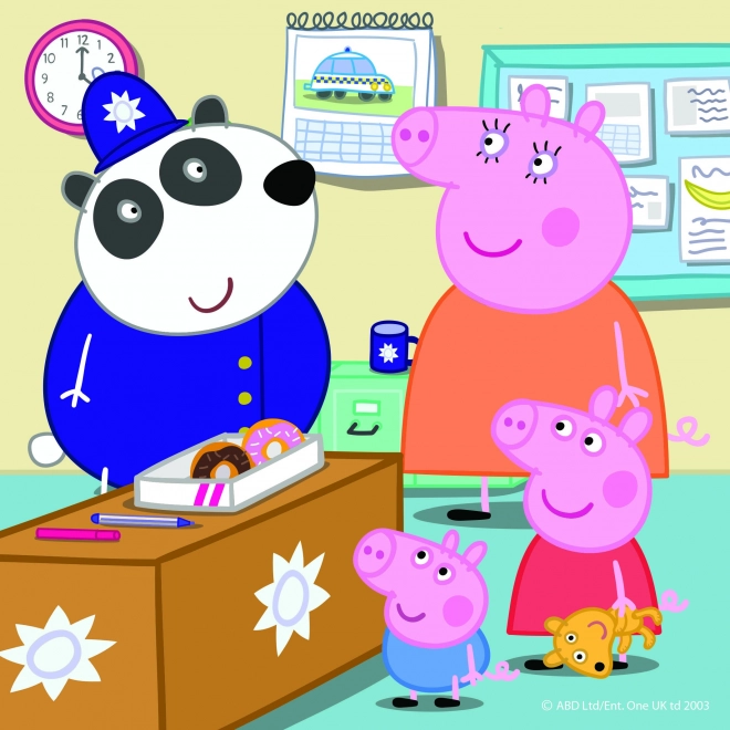 Puzzle Peppa Pig 3x55 pezzi