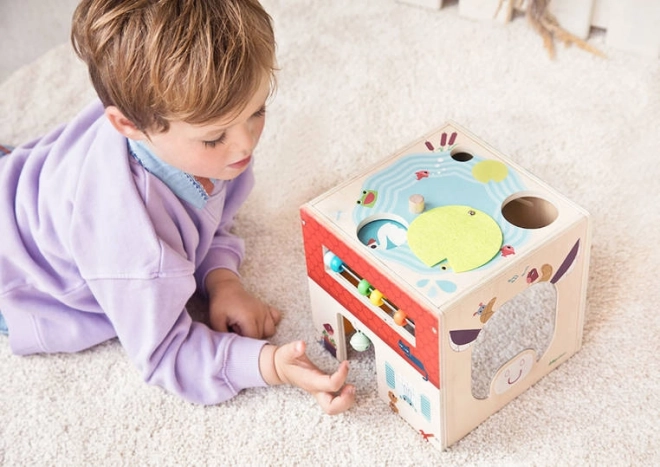 Activity Cube with Paulette the Hen