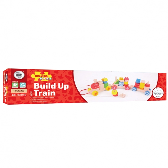 Bigjigs Wooden Train Set