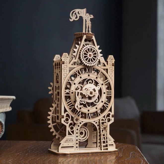 Ugears 3D Wooden Model Clock Tower