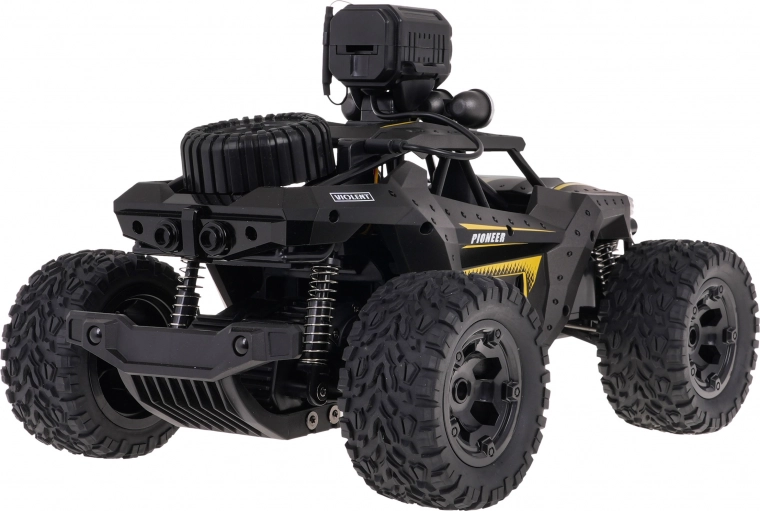 Zekerheid in het terrein dankzij vering en grote banden