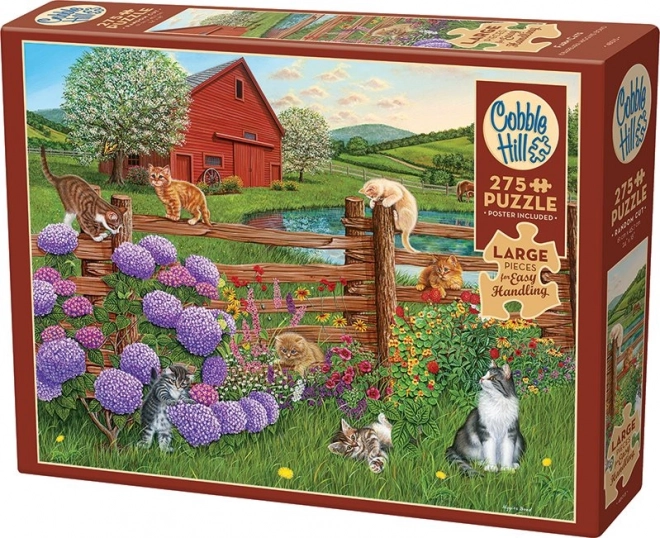 Cobble Hill Cats on the Farm Puzzle XL 275 Pieces