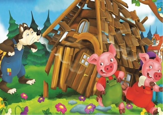 Art Puzzle Three Little Pigs Jigsaw Set