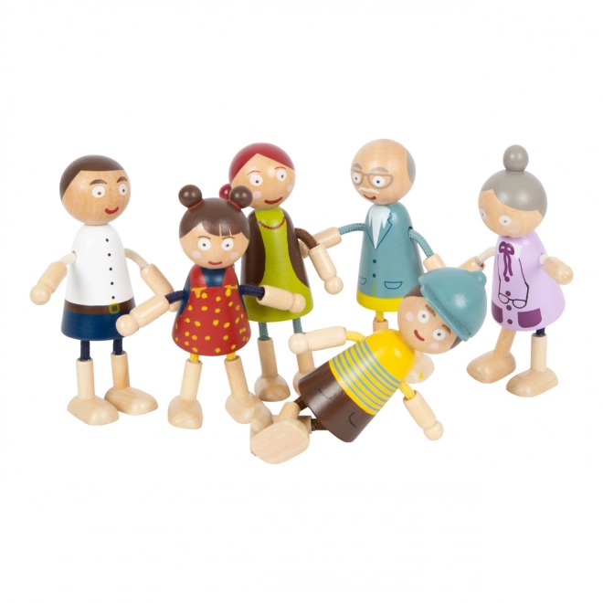 Small Foot Wooden Family Doll Set