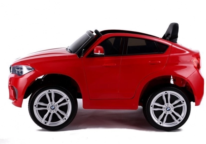 Battery-Powered BMW X6 Red Ride-On Car