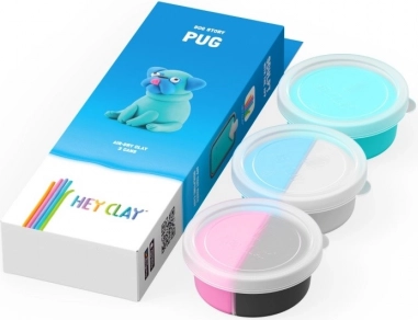 Hey Clay Modeling Dough Pug Figurine