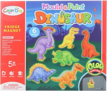Dinosaur Glow Magnet Making