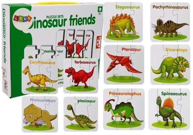 Educational Puzzle Dinosaurs English Connections