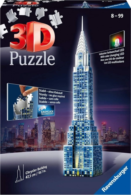 Ravensburger 3D Puzzle Night Edition Chrysler Building