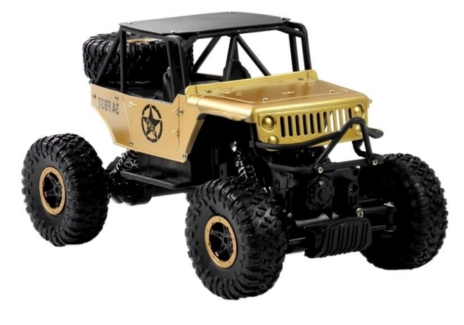 Remote Control Gold Jeep 4x4