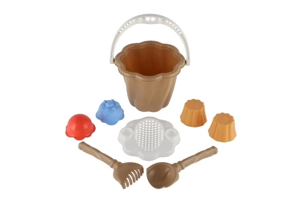 Sand Play Set with Bucket and Accessories for Kids