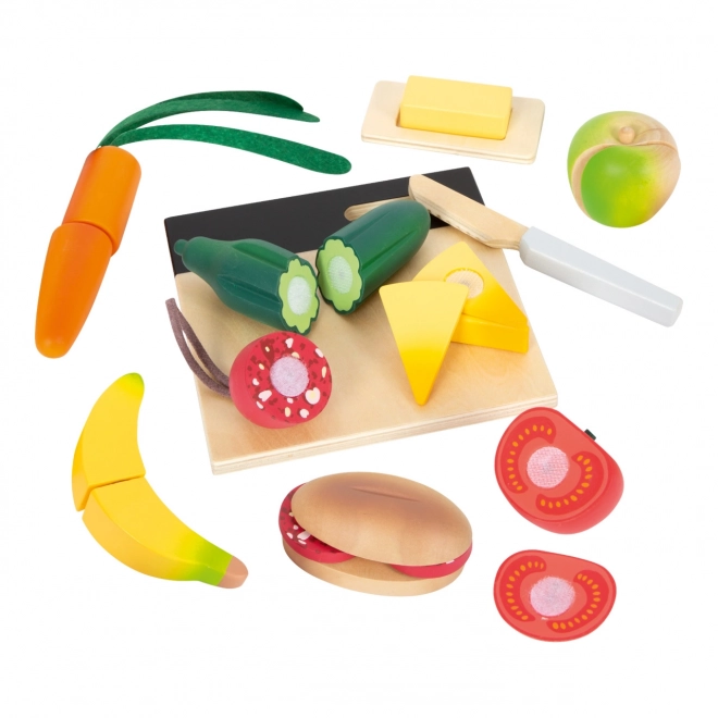 Small Foot Wooden Food Cutting Set