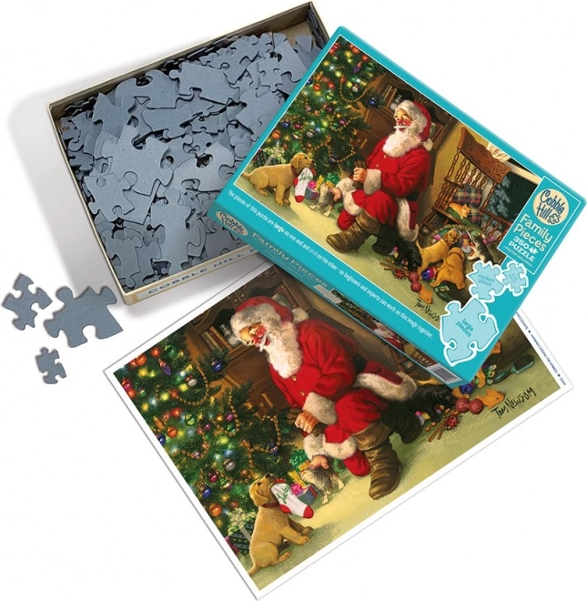 Family Puzzle Santa's Stocking by Cobble Hill - 350 Pieces