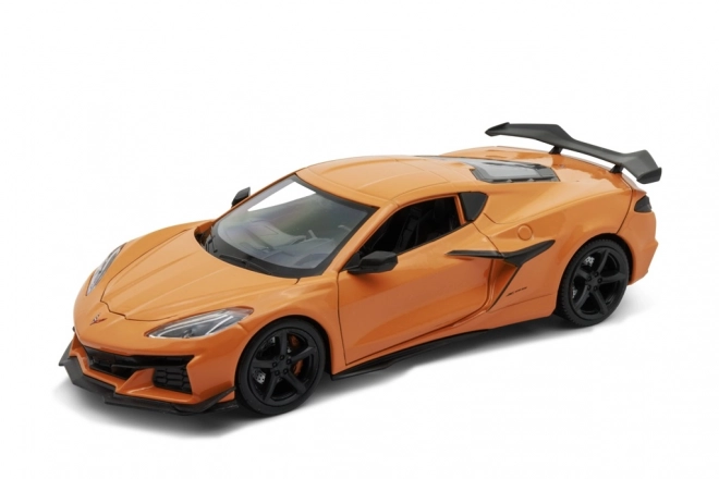 1:24 Scale Orange 2023 Chevrolet Corvette Z06 Model