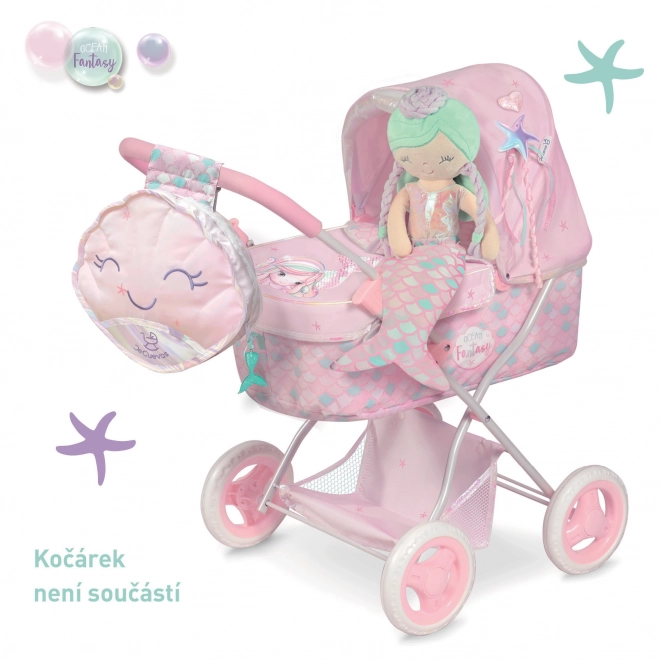 Plush Doll Ocean Fantasy with Cradle