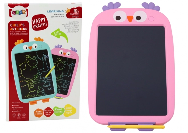 Drawing Graphic Tablet for Kids Pink with Bird Motif