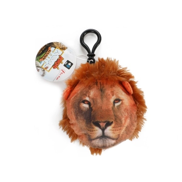 Plush Animal Keychain with Sound