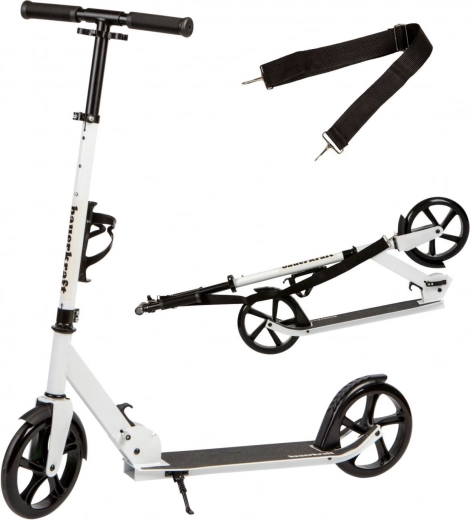 Telaio in alluminio pieghevole e manubrio regolabile