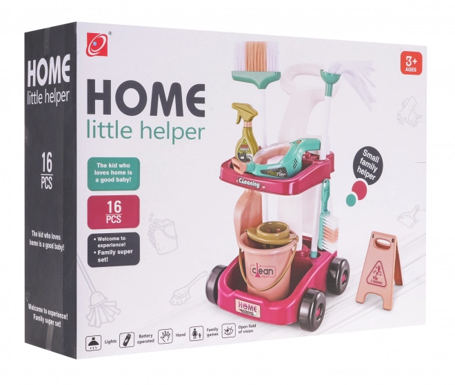 Cleaning Set with Interactive Vacuum for Kids