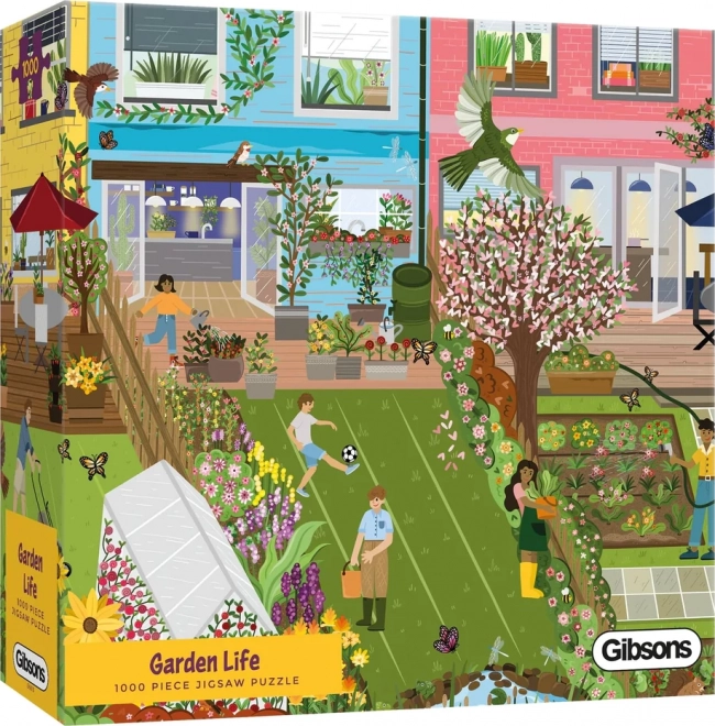 Gibsons Puzzle Life in the Garden 1000 Pieces