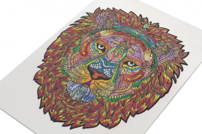 Moxy Lion Shape Wooden Puzzle