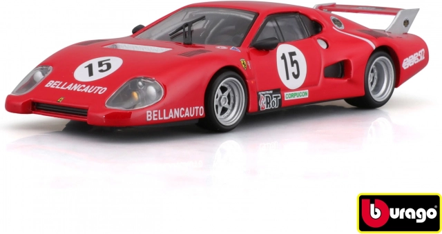 Modèle métallique de voiture FERRARI 512 BB II Serie 1981 1:43 par Bburago