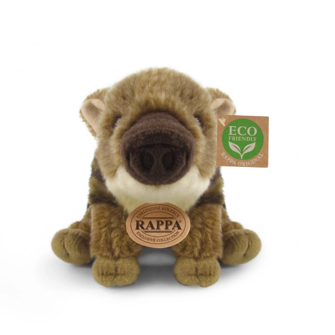 Eco Friendly Sitting Wild Boar Plush Toy 20 cm