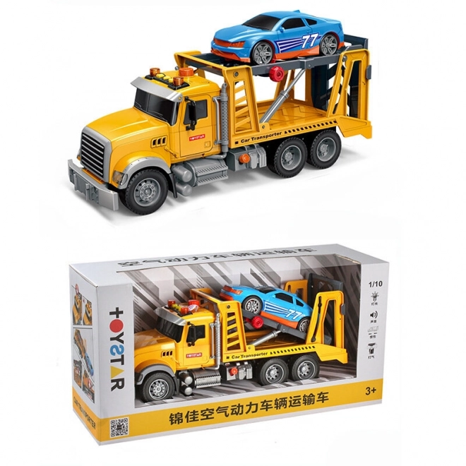 Tow Truck with Sports Car Set - Lights and Sounds