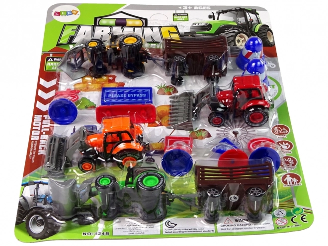 Farm Tractor and Accessories Playset