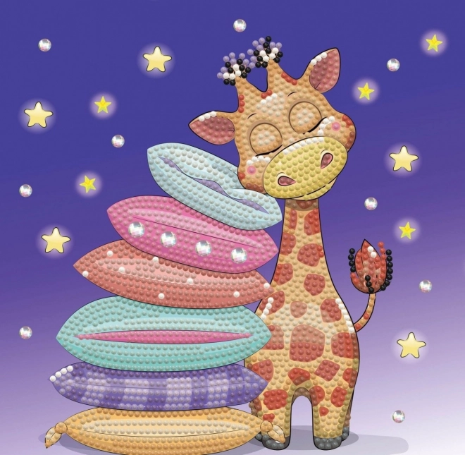 Diamond Mosaic - Giraffe Cushion