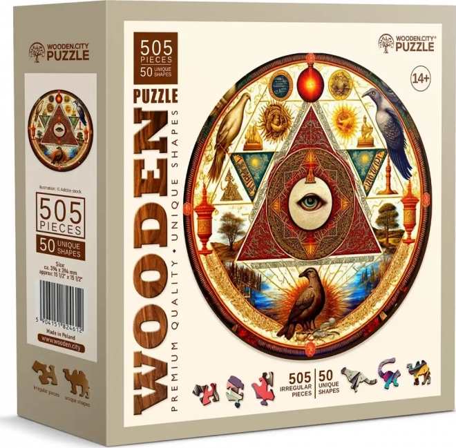 Wooden City wooden puzzle Eye of the Universe 505 pieces