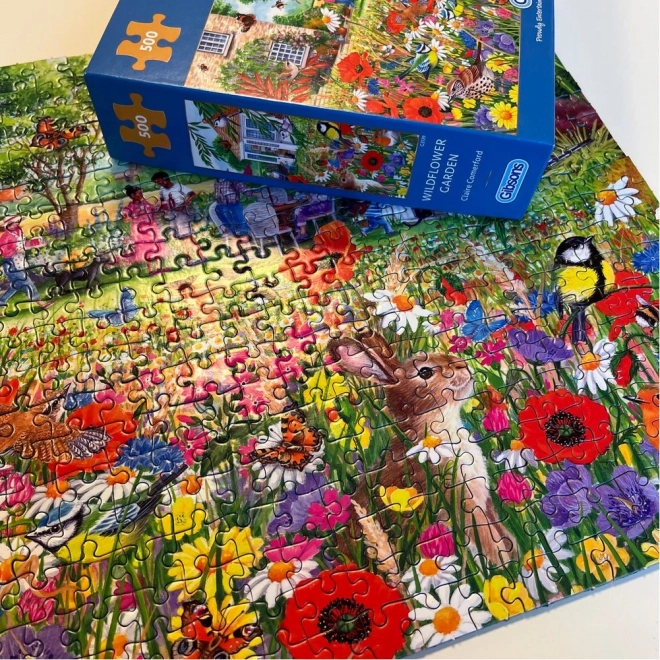 Gibsons wildflower garden puzzle 500 pieces