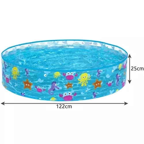 Inflatable Children's Garden Pool with Sea Animals