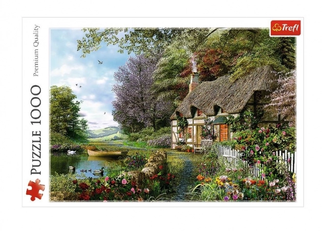 Ezer darabos varázslatos falu puzzle