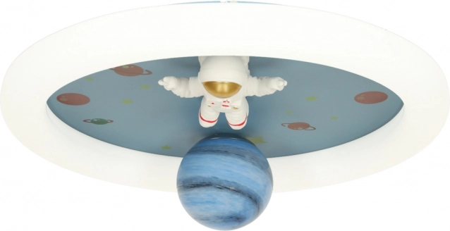 Lampada da soffitto a LED dimmerabile per cameretta con astronauta