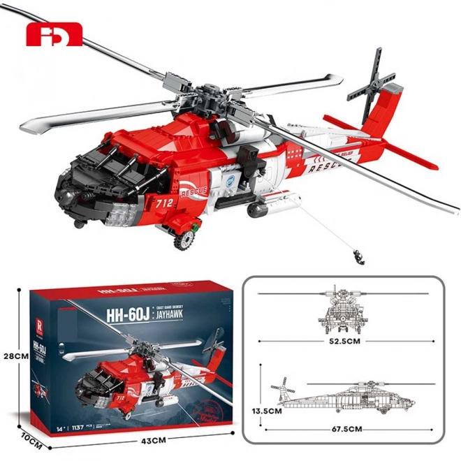 Helicopter Building Block Set